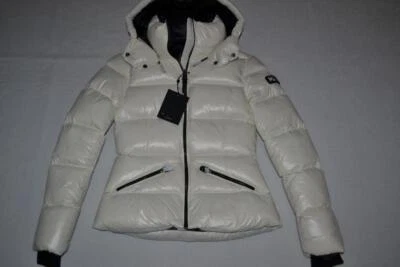 CHAQUETA DE PLUMÓN AUTÉNTICA MACKAGE MUJER MADALYN LUSTROSO LIGERO CAPUCHA CREMA TODAS LAS TALLAS Foto 1 de 4