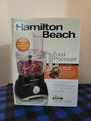 Hamilton Beach 70740 8-Cup Food Processor - Image 1 of 4