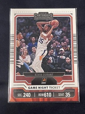 2023-24 Panini Contenders - Game Night Ticket #18 Kevin Durant Phoenix Suns NM - Image 1 of 2