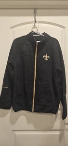 Antigua New Orleans Saints Mens Black Hold Up Light Weight - Picture 1 of 8