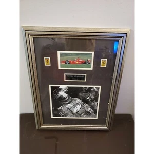 Michael Schumacher Ferrari Signed Photo With COA 18x24" Framed - Picture 1 of 6