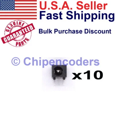 10 piezas Dispositivos CUI PJ-036DH 1,3 mm x 3,8 mm (3,5 mm) Enchufe de barril Conector de alimentación de CC Foto 1 de 4