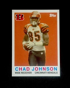 2008 Topps Chad Johnson #38 1959 Stil Fußballkarte Cincinnati Bengals - Bild 1 von 2