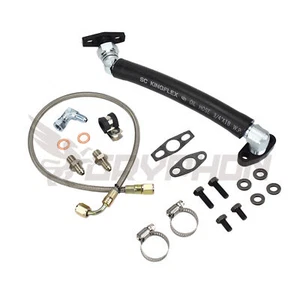 Turbo Oil Feed Return Line Kit MAZDASPEED MS3 MS6 CX-7 AXELA MPS MZR 2.3L K0422 - Picture 1 of 3