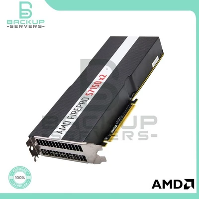 AMD FirePro S7150X2 16GB GDDR5 PCI Express 3.0 x16 GPU Server Accelerator Card - Image 1 of 3