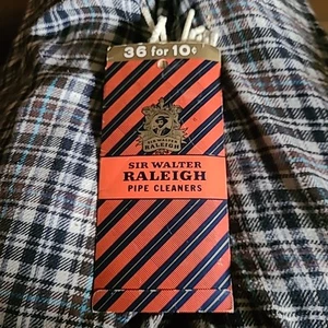 Vintage Pack of Sir Walter Raleigh Pipe Cleaners Package 14 Cleaners Inside - Picture 1 of 2