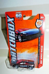 MATCHBOX 2012 #22 LAMBORGHINI GALLARDO LP560-4 POLICE - Picture 1 of 4