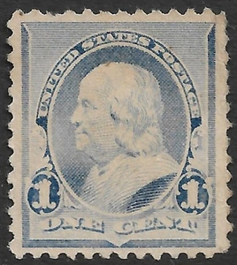 Estados Unidos #219 1c. Edición Franklin MNG extra fina - Imagen 1 de 2