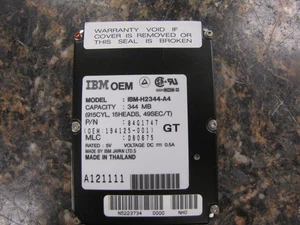 IBM H2344-A4 344MB Hard Drive HDD ThinkPad 360 750 755 760 -CLEAN-WORKING-HJ22 - Picture 1 of 4