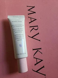 Mary Kay Medium Coverage Foundation Beige 404 356900 Pink Cap NIB New - Picture 1 of 4