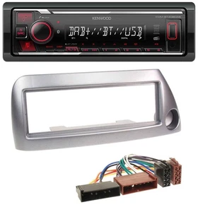 Kenwood MP3 Bluetooth USB DAB Autoradio für Ford Ka bis 2008 silber-metallic - Bild 1 von 7