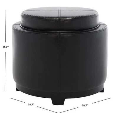 Otomana bandeja redonda Safavieh Chelsea, precio rebajado 2172761430 HUD8232B Foto 1 de 4