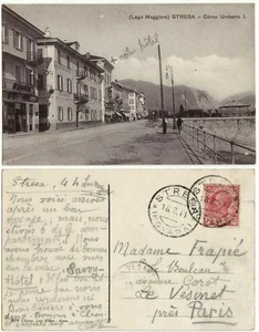 STRESA - VERBANIA - CORSO UMBERTO I - VIAGG. 1911 -9142 - Picture 1 of 1