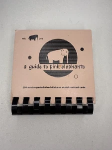Vintage 1952 A Guide To Pink Elephants Cocktail Recipe Book Vol One Barware - Foto 1 di 9