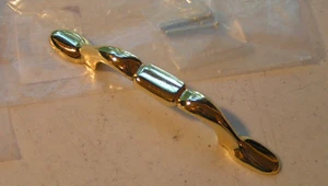 Gold tone Liberty Drawer Dresser Cabinet handle Pull 3" hole center space - Picture 1 of 3