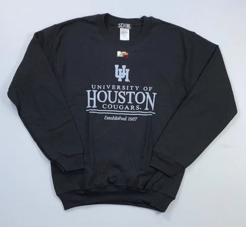 Unisex NCAA University of Houston Cougars Sweatshirt Sz S NEW BJ Cover