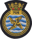 705 Nas Naval Air Squadron Royal Navy Faa Crest No Motto Mod Embroidered Patch