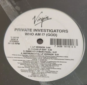 Private Investigators - Who Am I God?/Mom Dukes 1993 Vinyl 12" EP 33 RPM Sealed - Picture 1 of 10