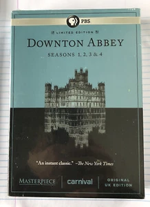 Downton Abbey Seasons 1 through 4 DVD Box Set with 3.5+ hours of Bonus viewing - Picture 1 of 3