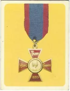 THE ROYAL RED CROSS MEDAL, VITA BRITS COLLECTOR CARD NO. 4 - Afbeelding 1 van 1