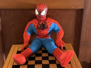 Peluche pupazzo Spiderman 2003 Toy Biz Marvel 20" imbottito - Foto 1 di 12