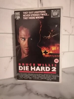 DIE HARD  2/DIE HARDER- BIG BOX EX RENTAL VHS VIDEO   - Image 1 of 4