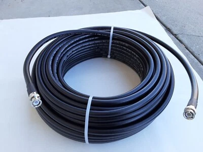Times Microondas LMR-400 100 FT BNC Macho COAXIAL CB,HAM, CABLE ANTENA ESCÁNER Foto 1 de 3