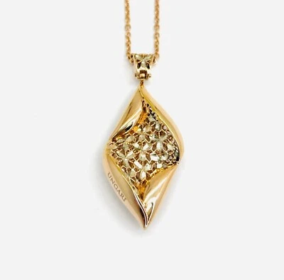 Collana Ungari Donna Argento Ramato Rodiato Pendente _AGC013 - Immagine 1 di 2