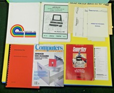 Vintage1980's Computer Manual Reference Pamphlets For Apple II IBM PC Micro Mag.