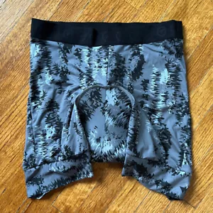 Pantalones Cortos Louis Garneau Gel Acolchados Bicicleta Ciclismo Hombres Gris Medio Camuflaje Alambre de Afeitar - Imagen 1 de 13