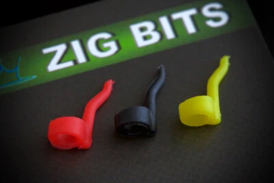 KOTP Zig Foam - Zig Rig Kit X15 Black Foams + Aligner + Foam Tool - Karpfenangeln, Zig