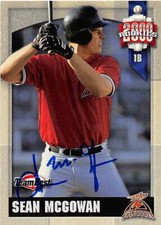 Sean McGowan autographed baseball card (Giants) 2000 Team Best Rookie #56