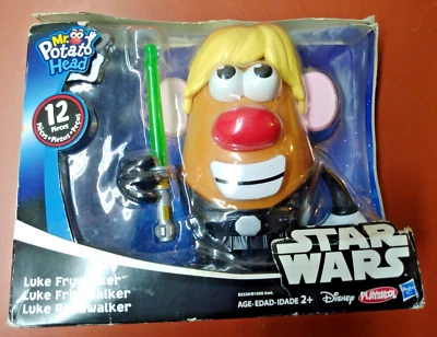 Mr. Cabeza de patata Luke Frywalker Star Wars nueva en embalaje dañado 2015 Hasbro Foto 1 de 4