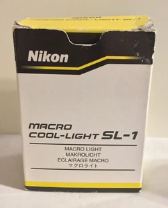 Excelente De Colección Nikon Macro Cool-Light SL-1 Cámara Macro Luz con Caja/Manual - Imagen 1 de 7