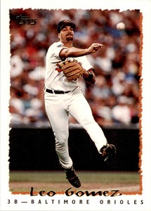 1995 Topps Leo Gomez Baseball Cards #408