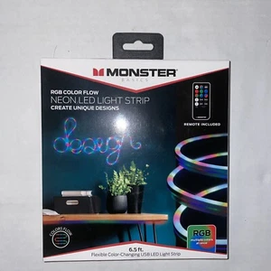 Monster Color Flow Powered Neon LED Strip - Remote - 6.5 FT - **NEW** - Picture 1 of 2