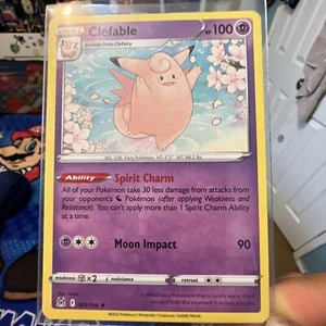 Pokémon TCG Clefable Sword & Shield - Lost Origin 063/196 Regular Rare - Picture 1 of 1