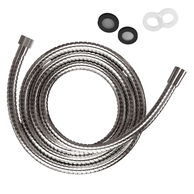 DIY DOCTOR Manguera de ducha larga 1,75 m grifos de baño conector tubo estándar cromo