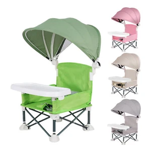 High Chair for Toddlers Folding Compact Portable Booster Seat Babies/Kids Chair - Picture 1 of 16