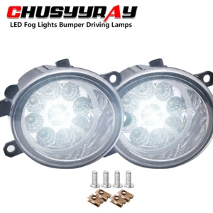 Pair LED Fog Lights Bumper Driving Lamps Bulb For TOYOTA SIENNA 2011-2020 6000K - Picture 1 of 15