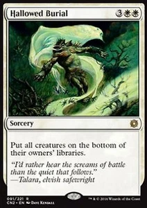 MRM ENGLISH Enterrement sacr� - Hallowed Burial MTG magic Conspiracy - Imagen 1 de 1