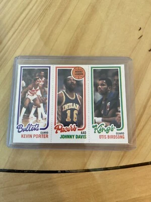 1980 Topps #86 K Porter/Johnny Davis/Otis Birdsong 250/114/125 NM/NM+ - Image 1 of 2