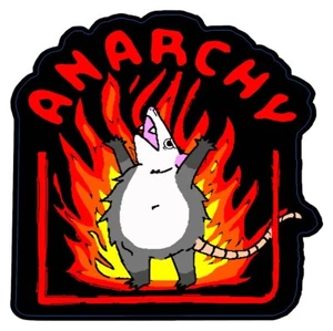 Anarchy Opossum Sticker - Bild 1 von 1
