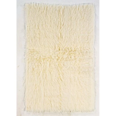3A Flokati 2000gr Natural 5x7, Rug - Image 1 of 2