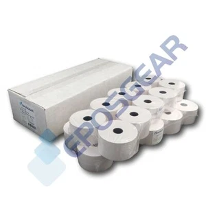 44mm x 80mm 44x80mm Single Ply Paper Cash Register Till Printer Receipt Rolls - Picture 1 of 9