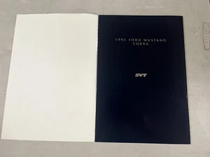 Catálogo de folleto de ventas de lujo Ford SVT Mustang Cobra 1995 original - Imagen 1 de 4