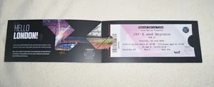 OTR II Tour Beyonce Jay Z Reserved Ticket in Holder - Mint - Picture 1 of 2