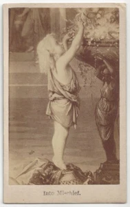 1870's Santa Rosa, California - CDV Advertising for Notions, News Dealer, Books - Picture 1 of 2
