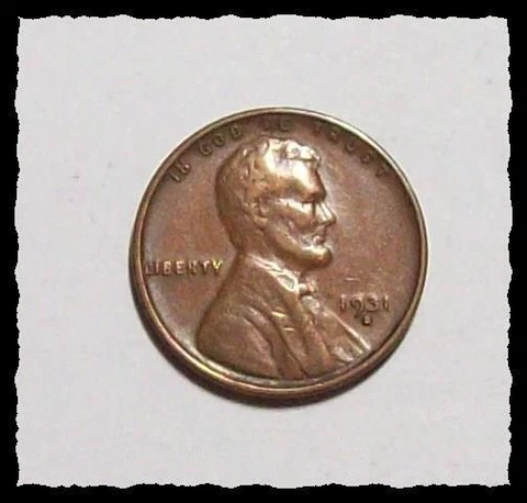 1931-S LINCOLN CENT  Difficult  Semi Key Date  Sharp VF+ / XF  #6D4 Cover