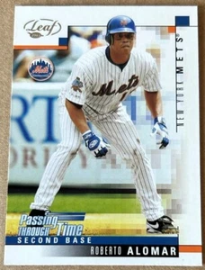 Tarjeta Roberto Alomar Hof 2003 Leaf Passing Through Time #264 casi nueva-como nueva - Imagen 1 de 2